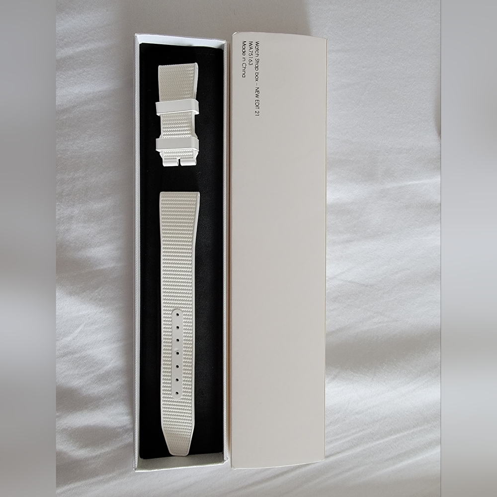 IWC white Lake Tahoe Watch Strap 21/18